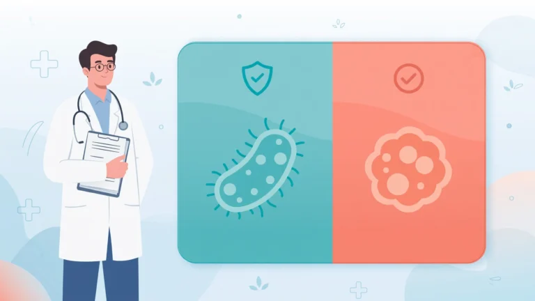 Chlamydia vs gonorrhea symptoms comparison medical illustration