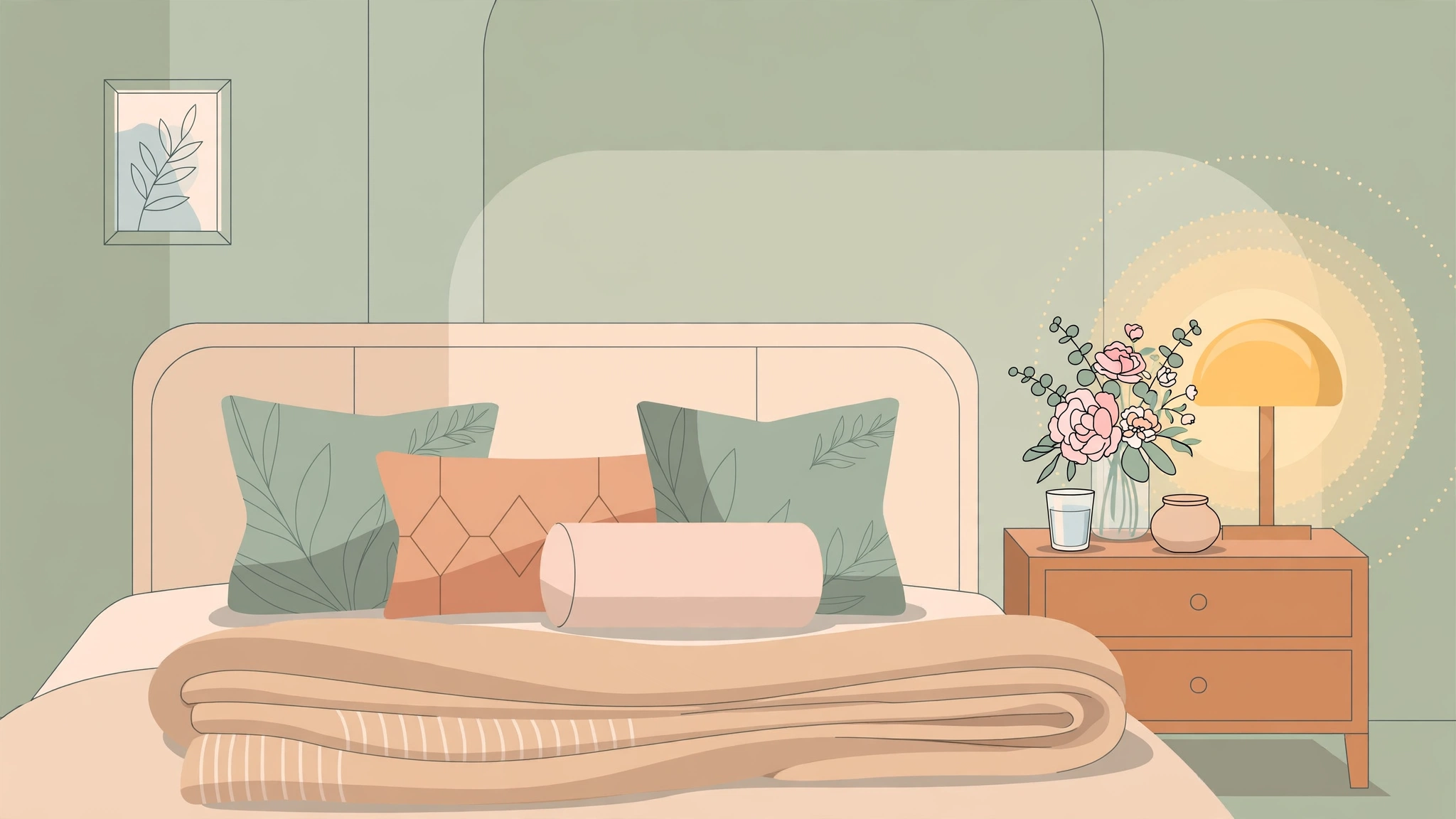 Pillows and comfort setup supporting the best sex positions over 50