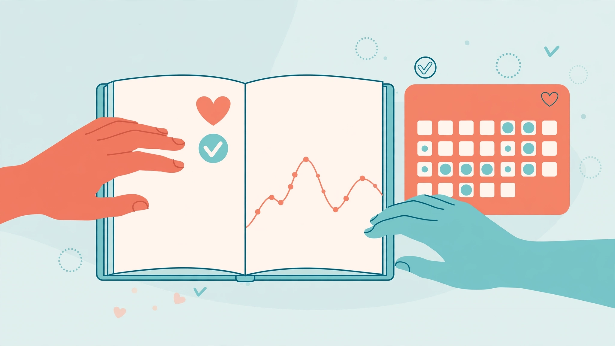 Pain-tracking journal helping couples manage pelvic pain during sex