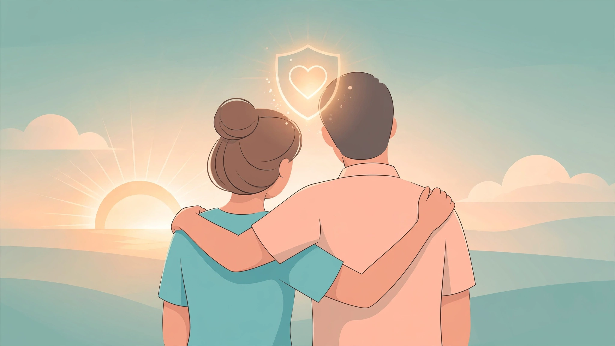 Couple embracing after repair, symbolizing restored trust and closeness