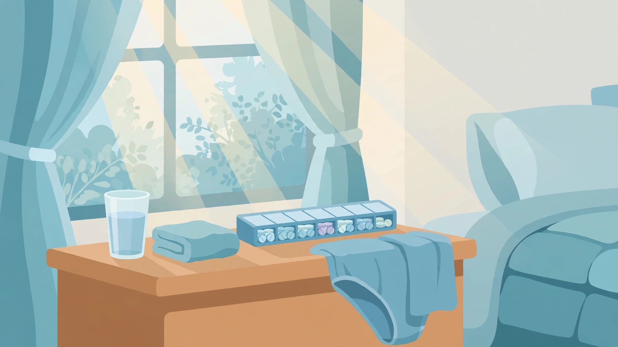 Recovery essentials for epididymitis: cold compress, supportive underwear, hydration, and rest