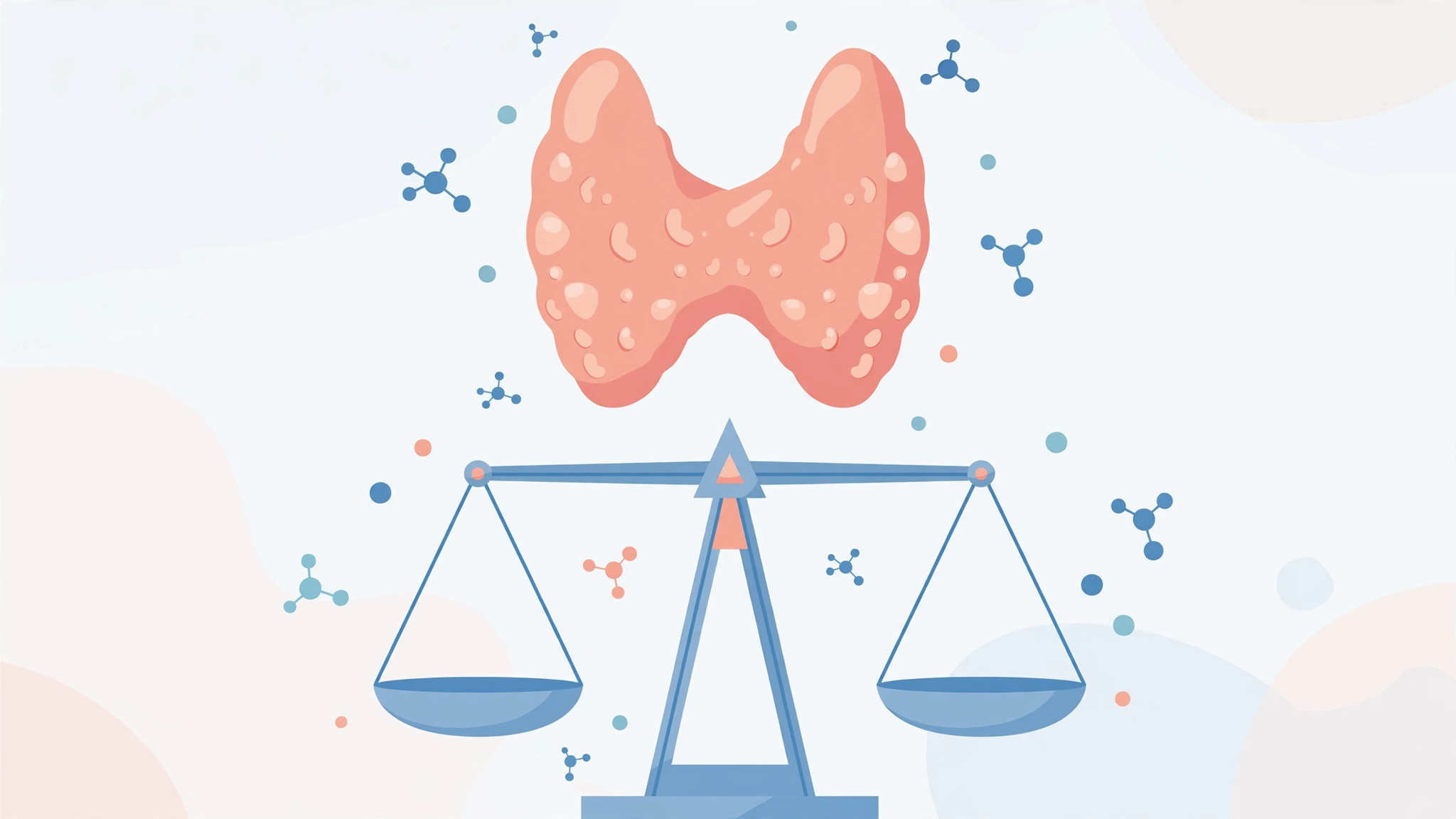 Thyroid gland illustration showing the link between hormones and libido