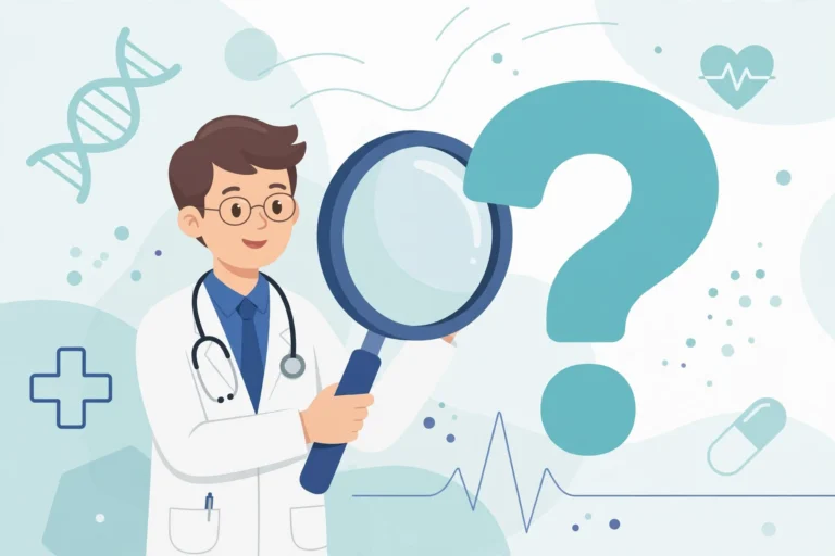 Clinical illustration explaining the facts about masturbation and erectile dysfunction