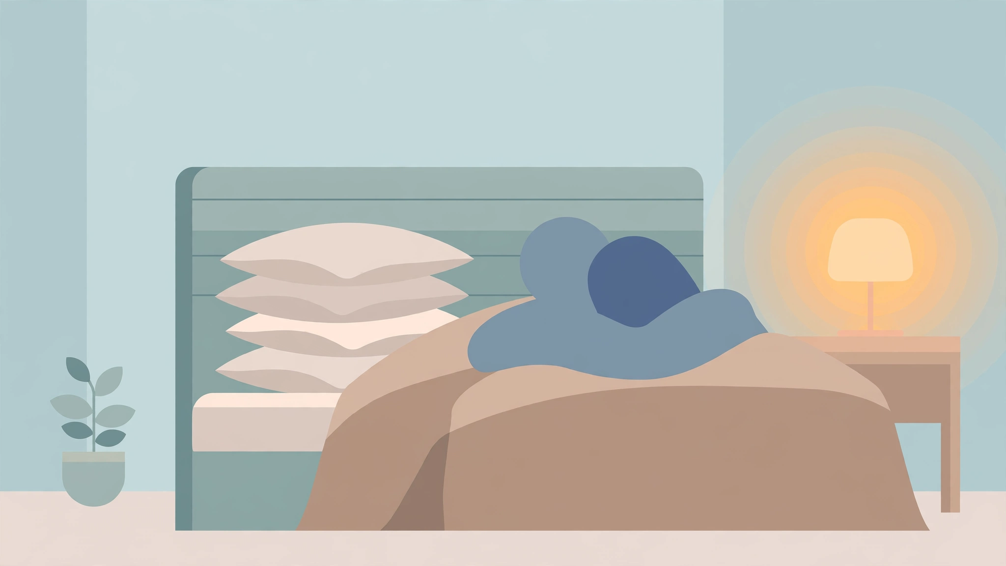 Tasteful illustration of a couple resting together, showing how missionary position variations build comfort and closeness