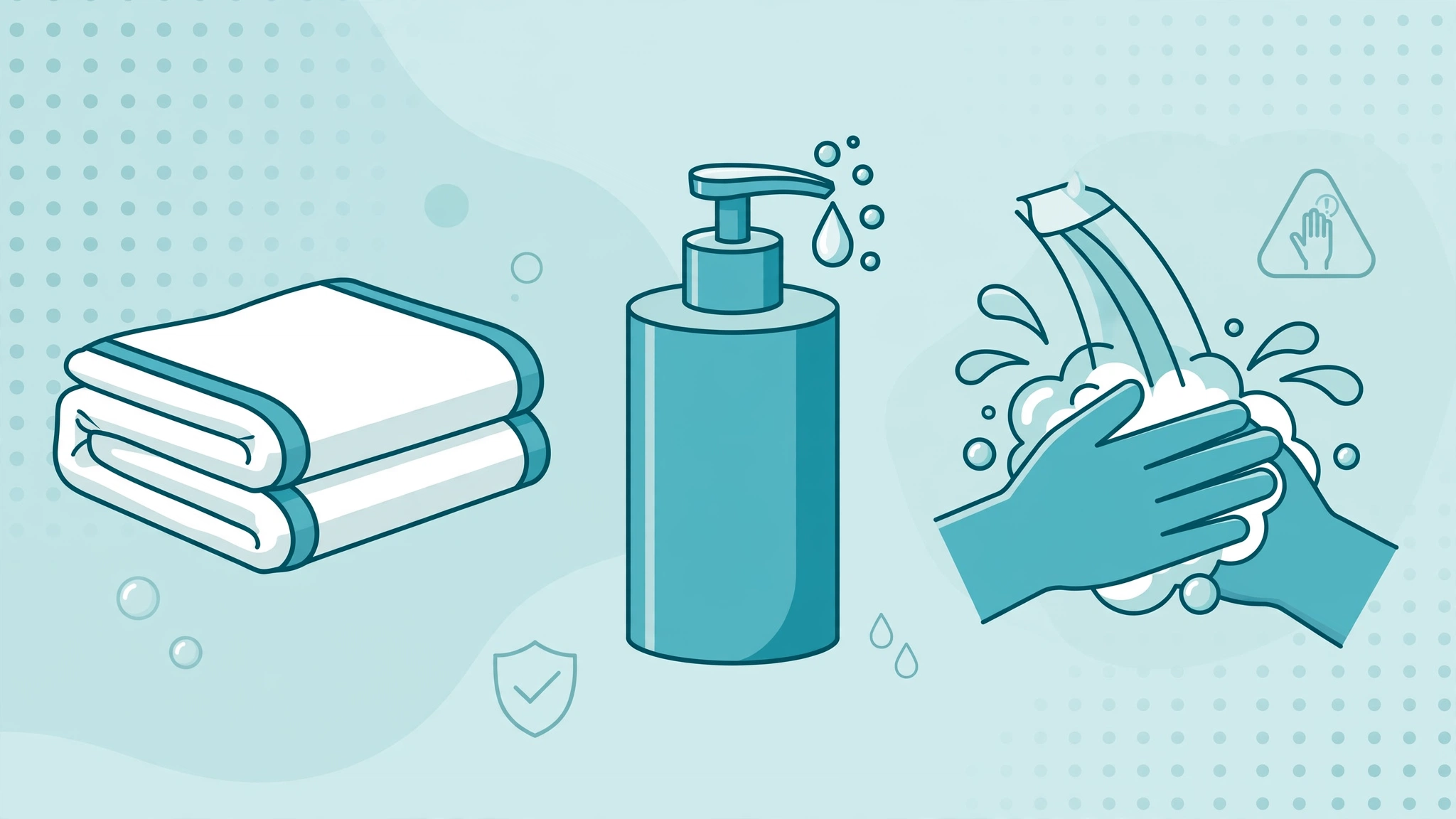 Preventing molluscum contagiosum STI spread through hygiene and clean towels