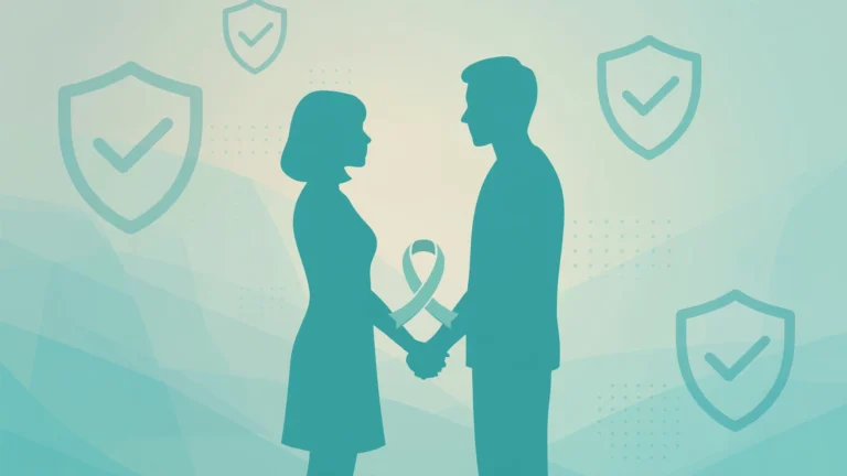 Mpox sexual transmission risk explained for couples — clinical health illustration