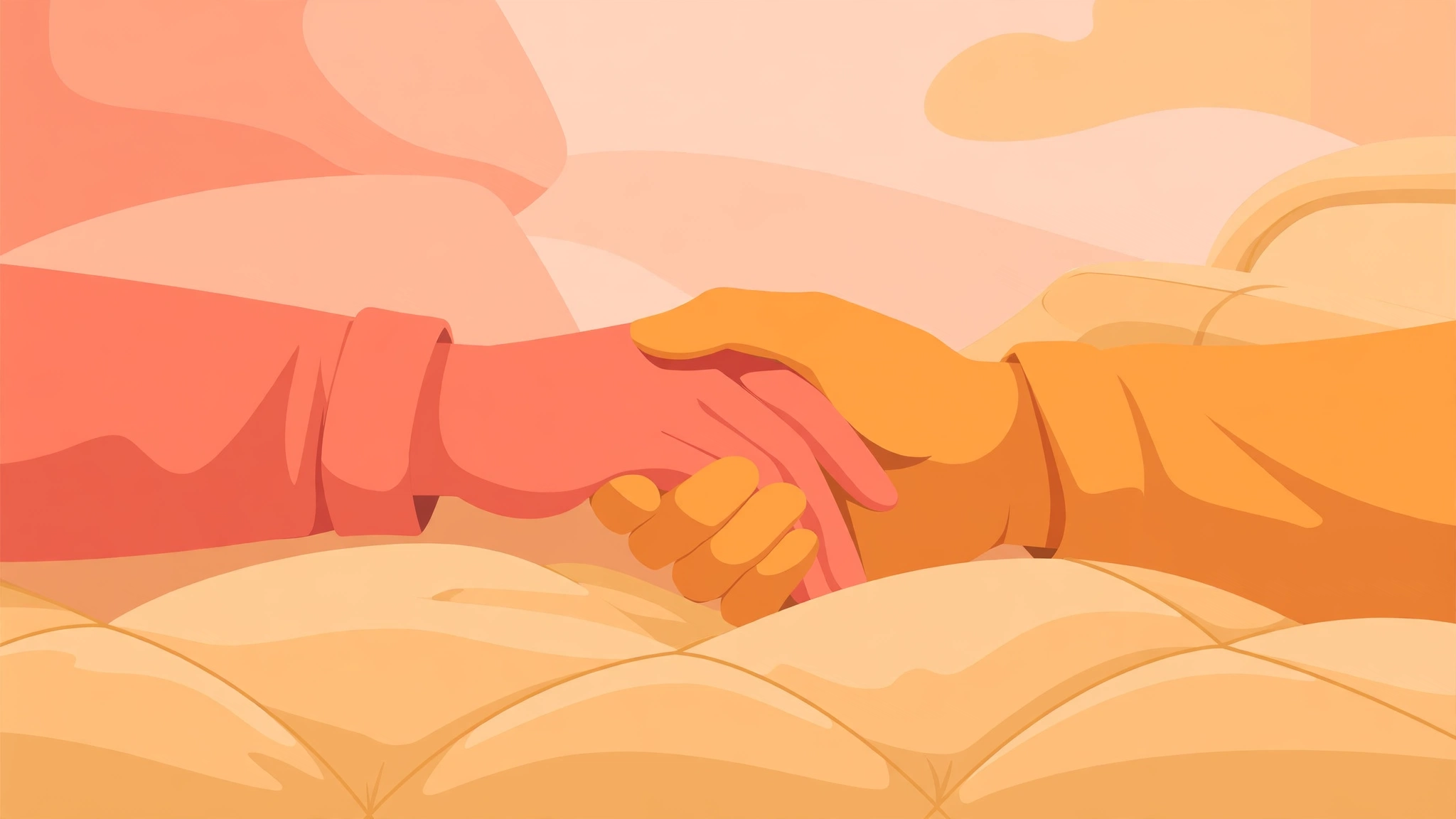 Mutual masturbation couples guide: intertwined hands as a symbol of shared intimacy