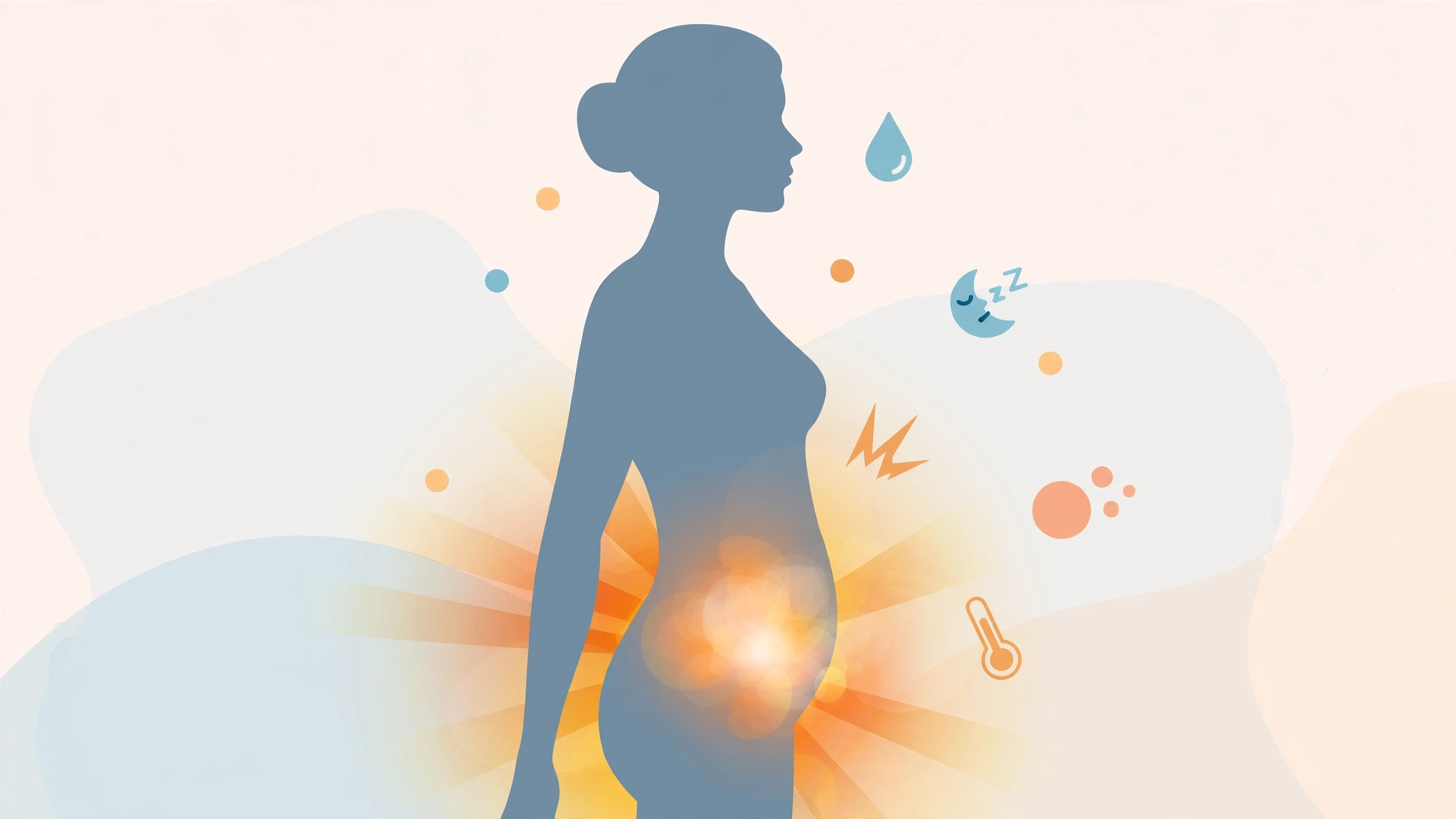 pid symptoms signs: pelvic pain awareness illustration