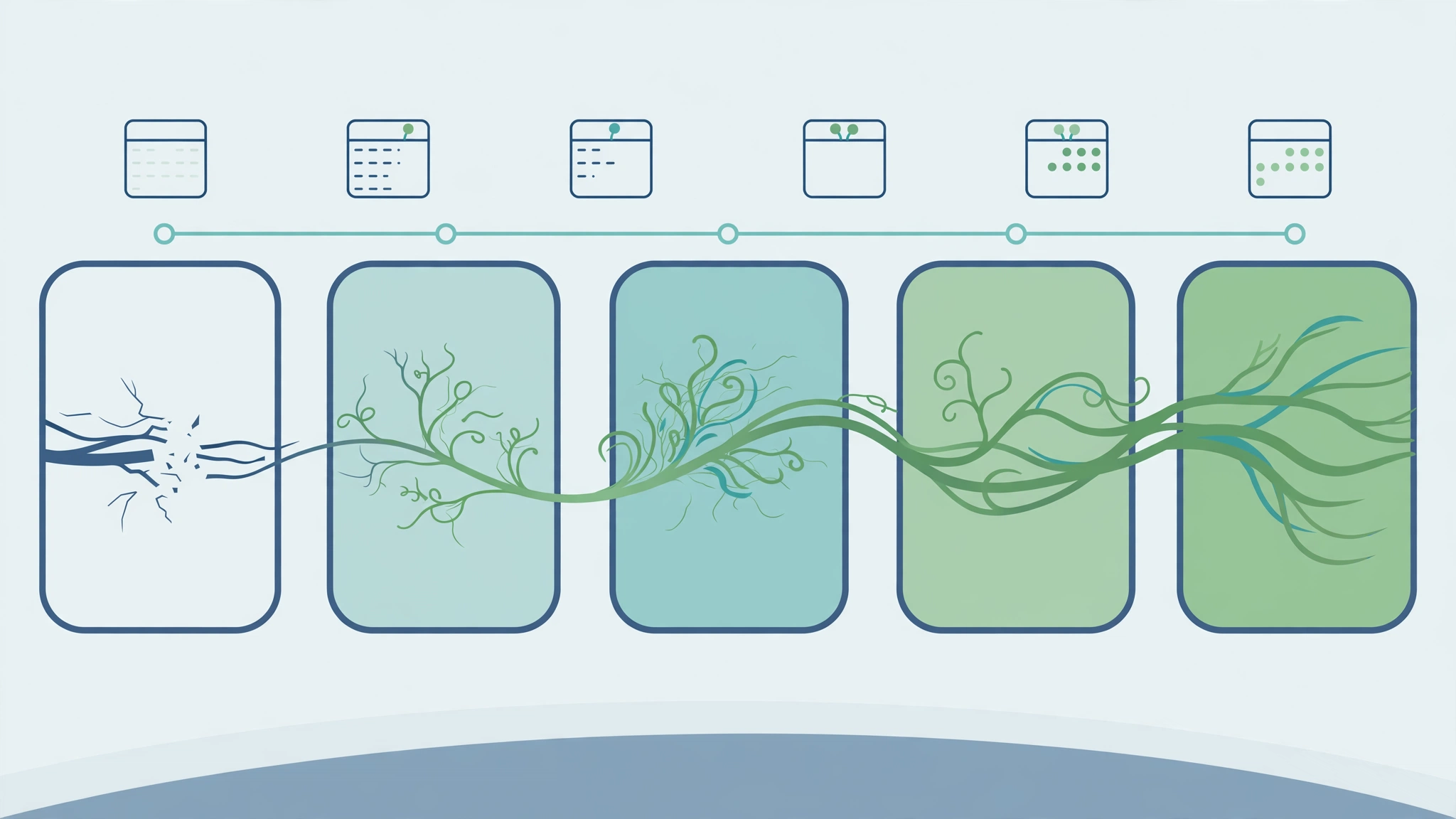Recovery timeline showing gradual nerve healing after prostate surgery