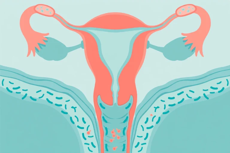 Recurrent yeast infections causes illustrated: a balanced vaginal microbiome with protective bacteria and Candida yeast
