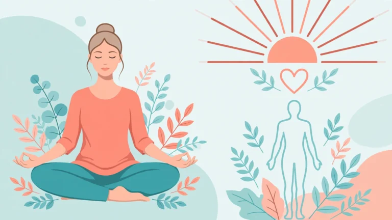 Illustration of sexual wellness self care practices for whole-body health