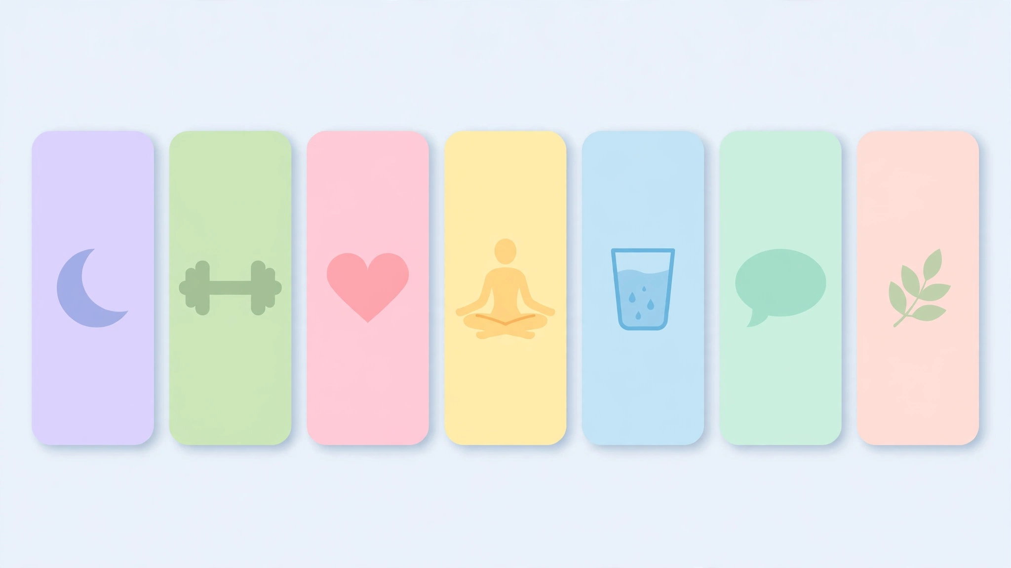 Weekly sexual wellness self care routine planner illustration
