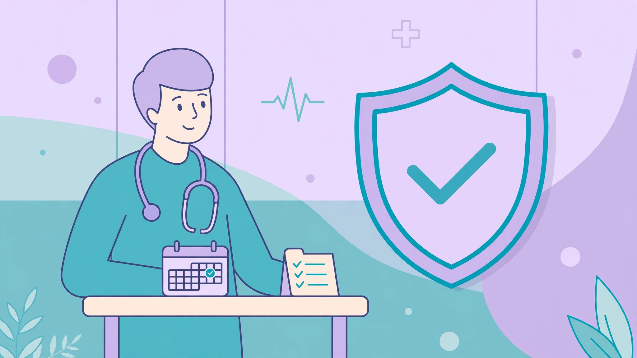 Doctor treatment plan icons for semen allergy management