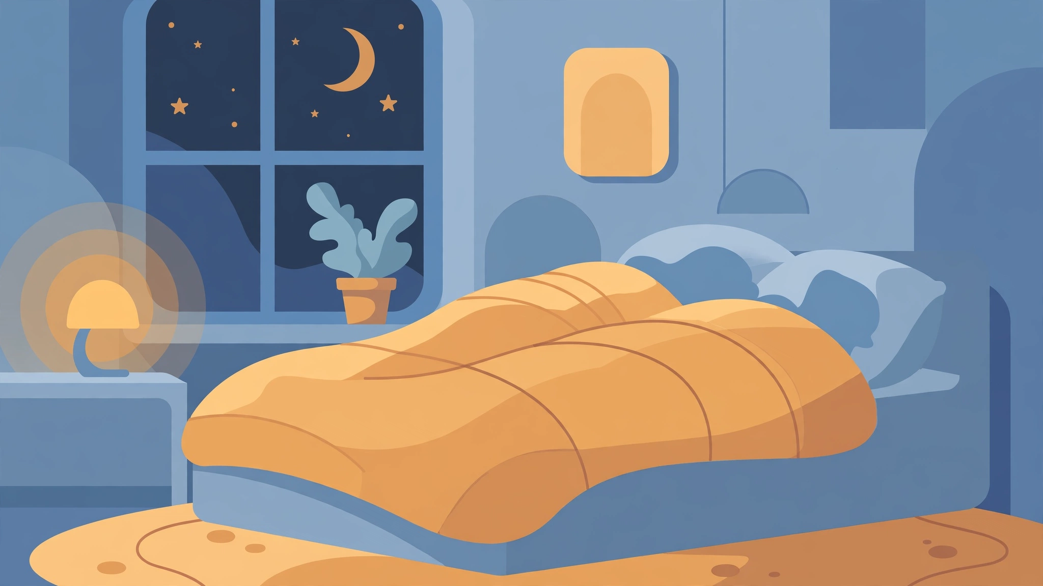 Couple lying side by side in a comfortable spooning position in this spooning sex position guide