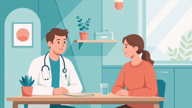 Medical illustration explaining vaginismus symptoms treatment options